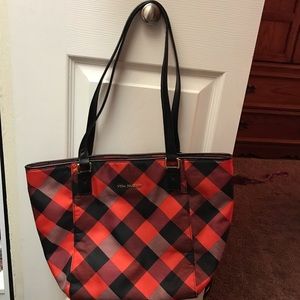 Vera Bradley Red Buffalo check purse